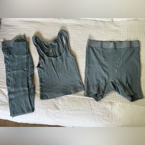 Skims Cotton Rib PJ Set